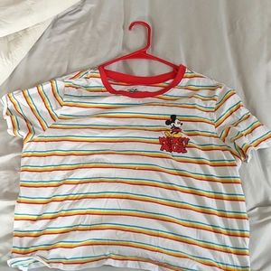 Retro mickey mouse crop tee